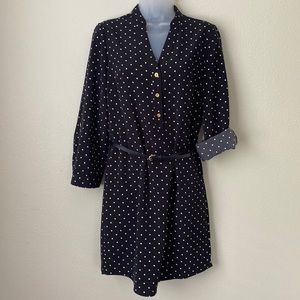 Dress Black with white dots